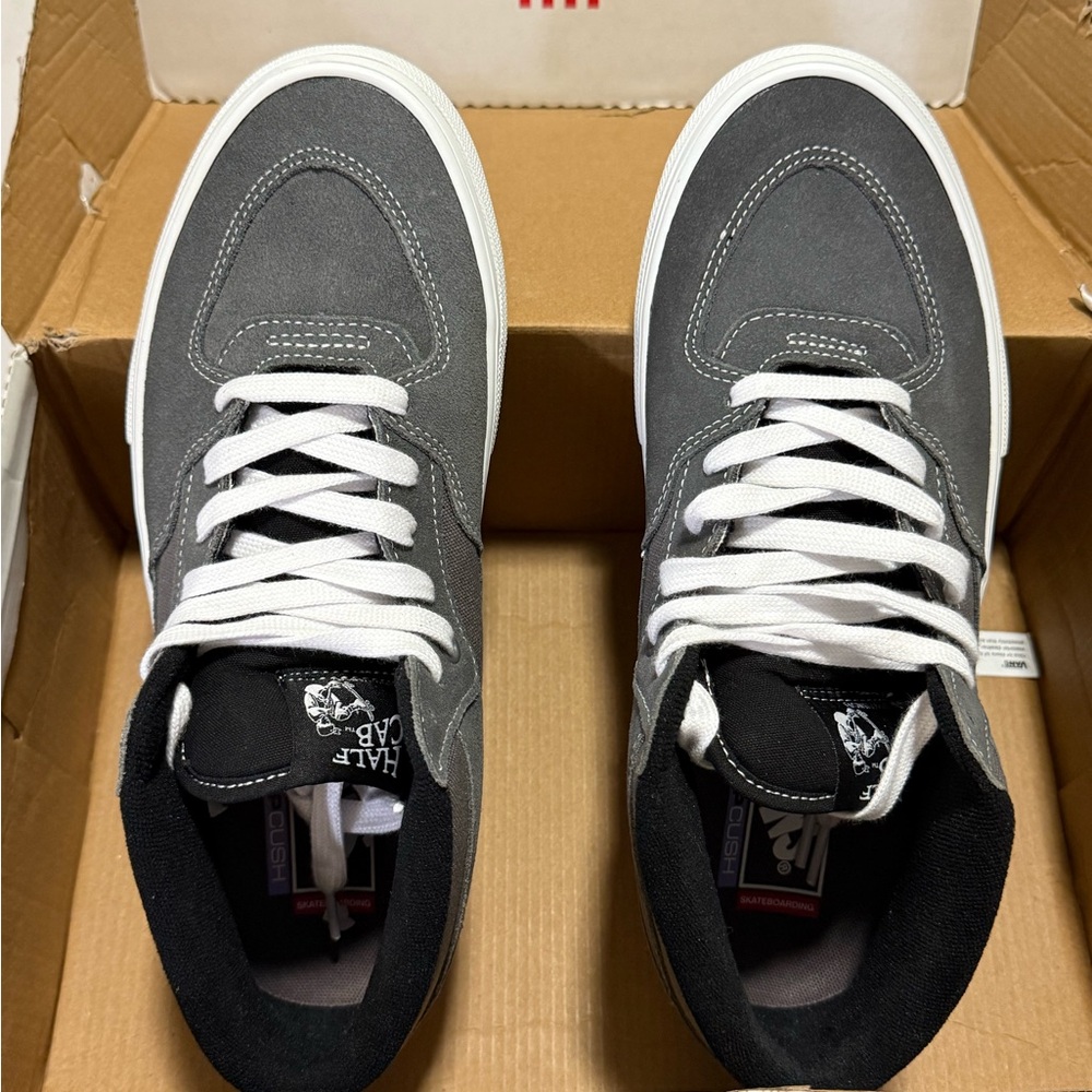 Vans Gray and White Men's Sneakers
